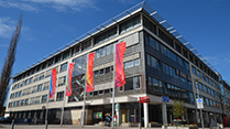 Sitz der Halleschen Wasser und Stadtwirtschaft GmbH in der Bornknechtstraße